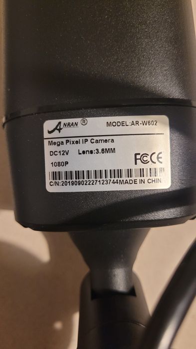 Cameră IP Anran WiFi Supraveghere 1080p AR-W602 DC12V Obiectiv 3.5mm
