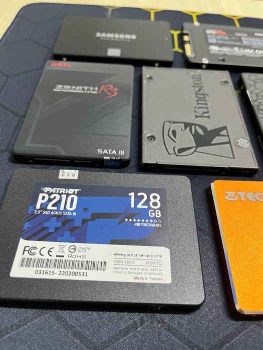 SSD БУ  128/240/256/480/512/960
