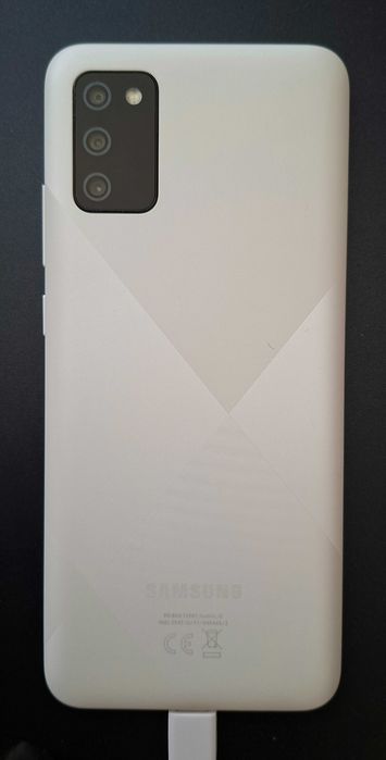 Samsung Galaxy A02s Бял - Супер Състояние + Кейс и Screen protector