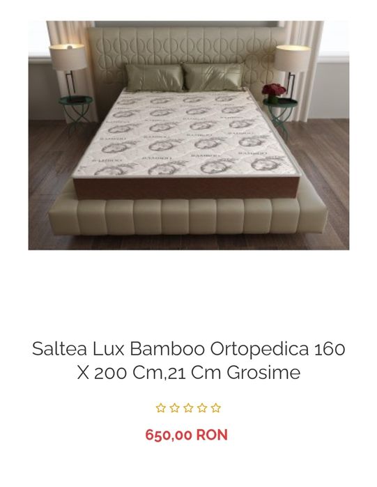 Saltea lux ortopedica 160x200cm