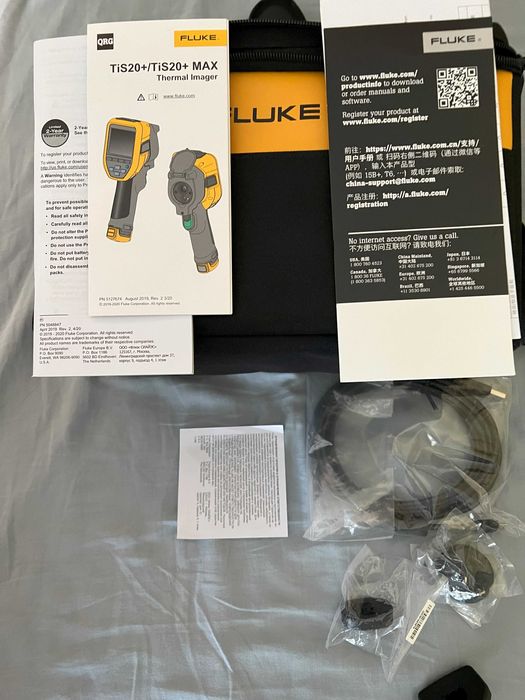 Термовизионна камера FLK-TIS20+ MAX 9HZ, LCD 3.5", 120x90, IP54, FLUKE