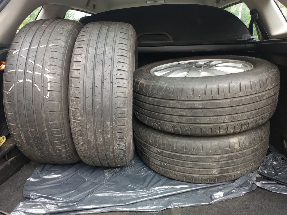 Jante aliaj RENAULT Laguna 2+ anvelope vară Continental