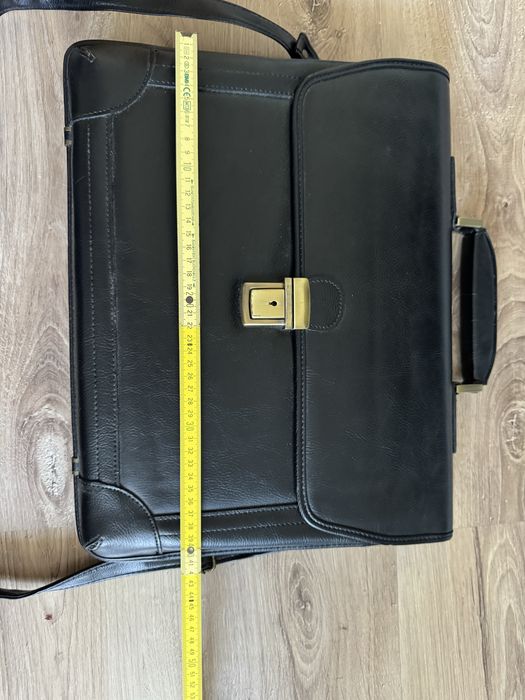 Geanta laptop din piele naturala