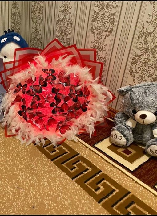 Ayiqchalar(stich,teddy,kapshonkali) buket kapakek buket mandarin buket