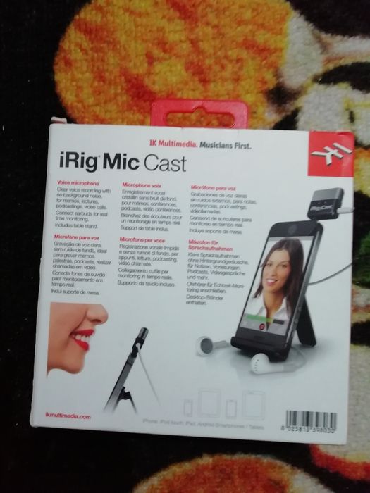 Irig mic caste microphone voix