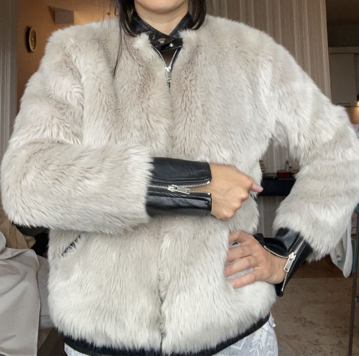 Стильная эко шуба