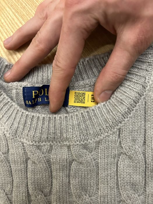 Pulover Polo Ralph Lauren – cable knit (gri)