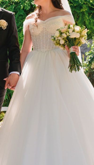 Rochie superbă mireasă stil prințesă