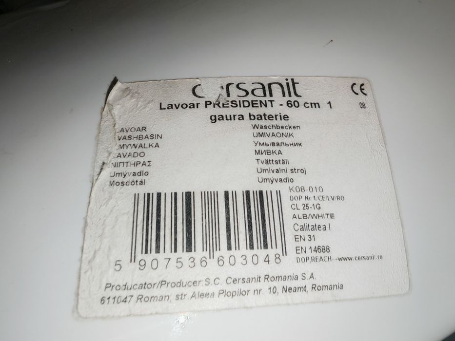 Lavoar Cersanit President Nou