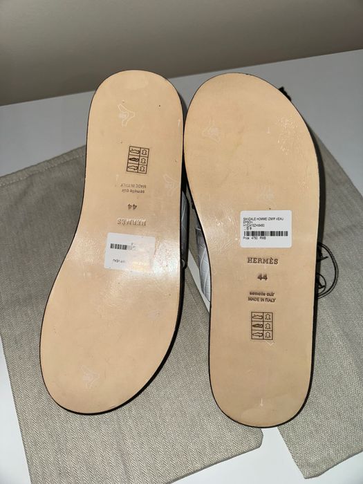 Papuci Hermes piele 44