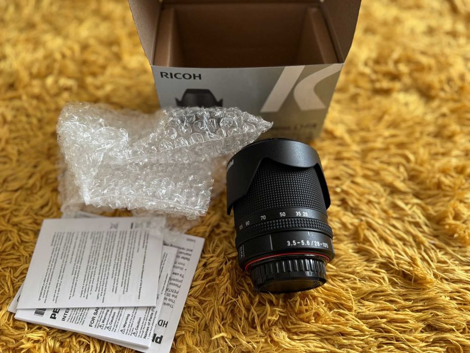 OBIECTIV Pentax HD D FA 28-105mm WR – NOU – Full Frame