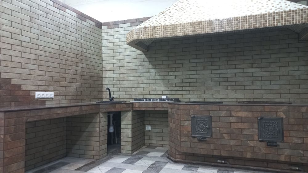 Кафель, малярка, каминь, учок кламиз