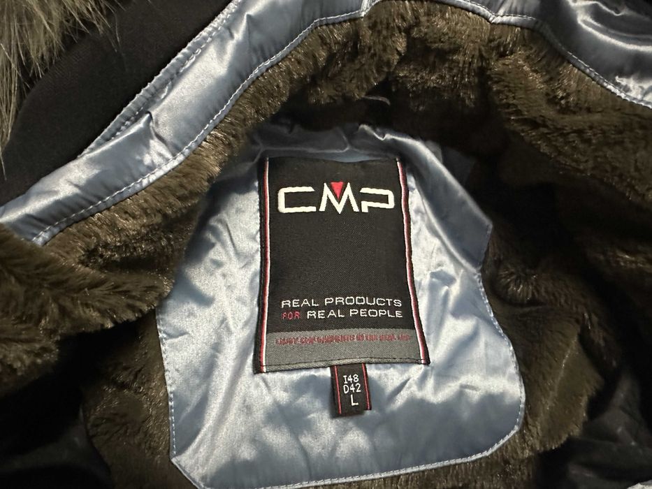 Geacă Schi/Iarnă CMP Clima Protect – Mărimea L – Albastru Metalizat – Nouă fără etichetă