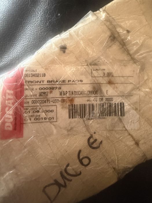 Предни накладки brembo ducati