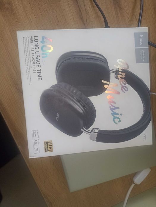 Наушники Hoco W35, Bluetooth, поддержка TF, AUX, карта памяти
