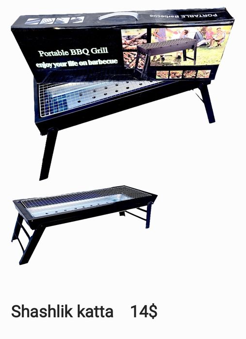 Shashlik uchun qöra va mangal