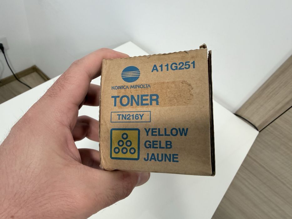 Toner Original Yellow, Cyan si Black Konica Minolta