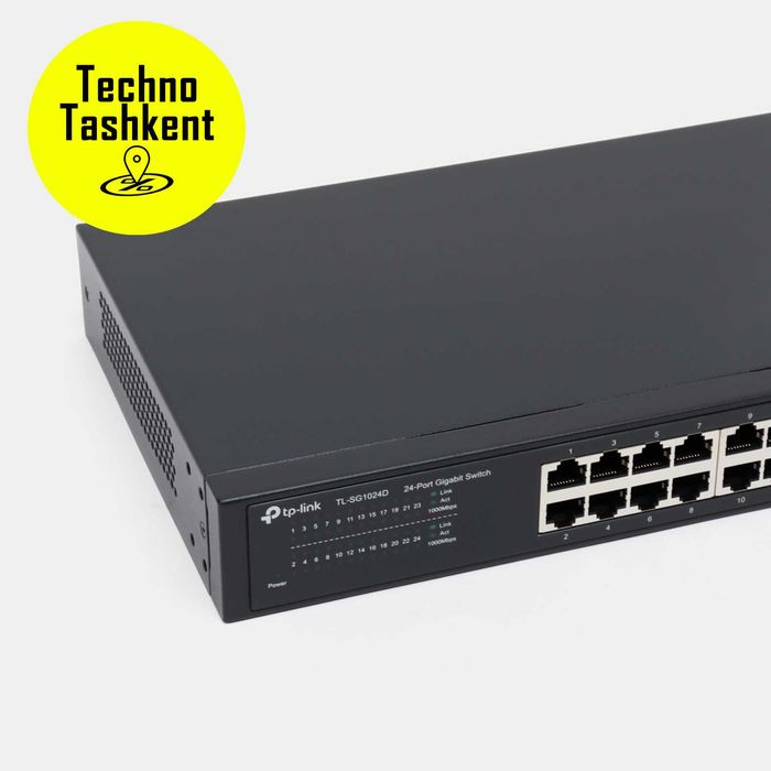 24 портовый гигабитный настольный коммутатор Tp-Link TL-SG1024D, свитч