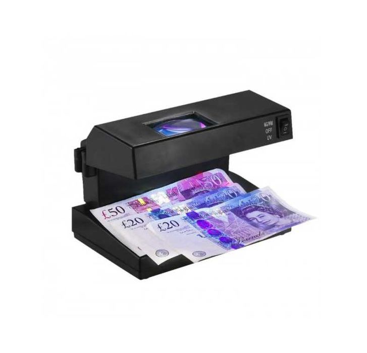 Професионален UV Детектор за банкноти и документиAD-2138 с Лупа