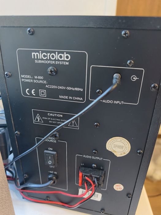 Продам колонки/сабвуфер/аудиосистема Microlab M-890