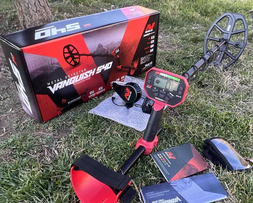 Minelab Vanquish 540 + pinpointer, NOU, garanție
