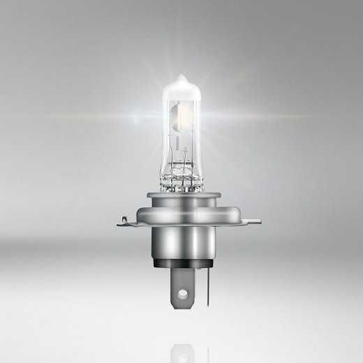 Комплект 2 броя халогени крушки за фарове OSRAM H4 SILVER +100%