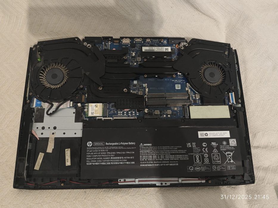 Hp omen 15 defect/piese