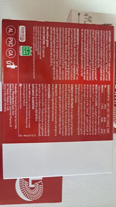 Supliment alimentar Sideral Forte 30 capsule Labormed