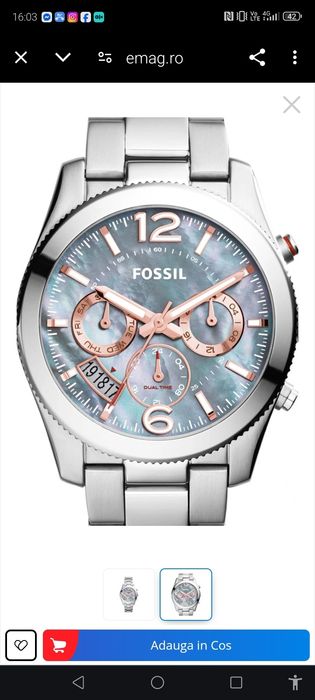 Ceas de dama perfect boyfriend ES3880 original