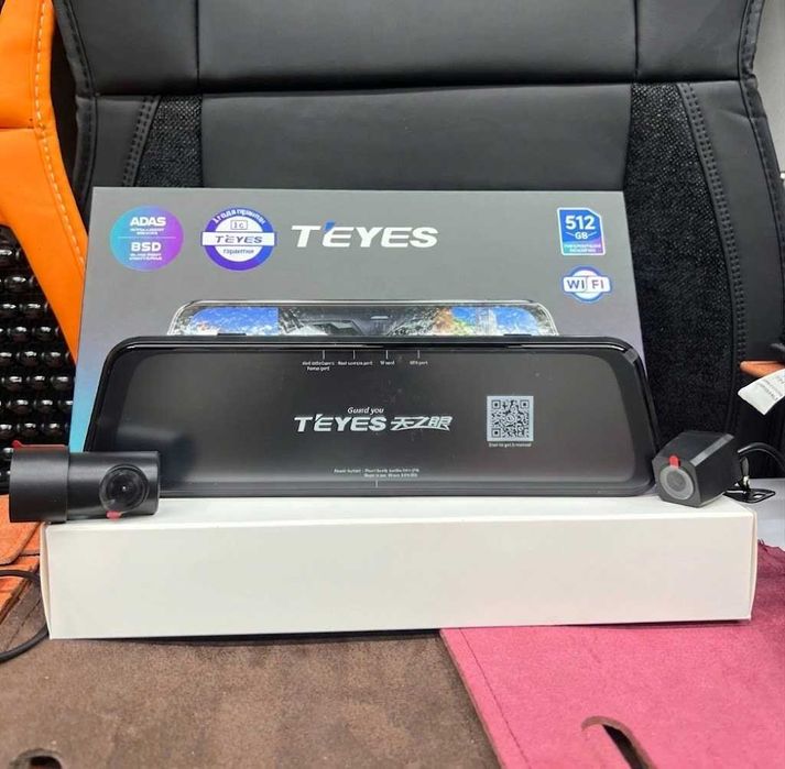 TEYES Q8 — 3 Kamerali Smart Video Registrator (4K Ultra HD)