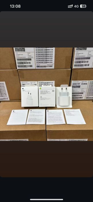 Зарядное устройство Apple 20W USB-C Power Adapter USB Type-C белый