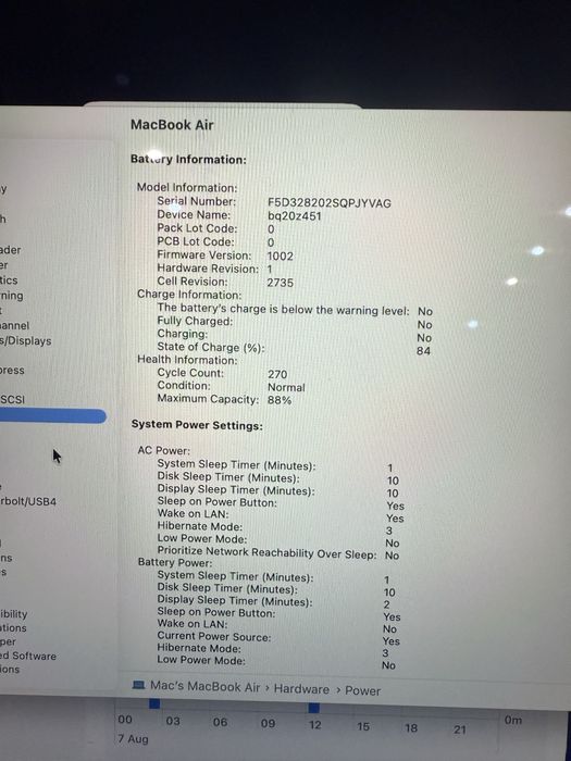 MacBook Air M1 8/256