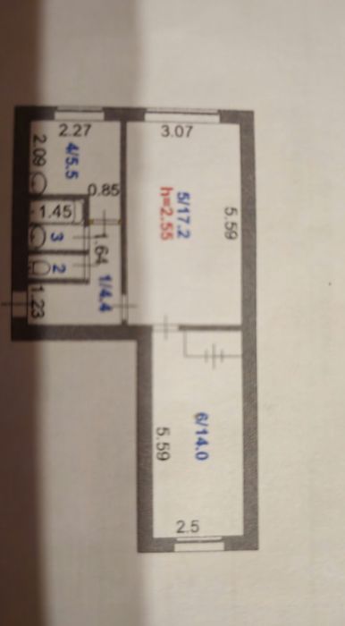 Продам 2ком квартиру