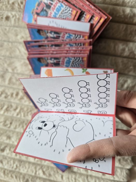 Мини Kнижки за Oцветяване - Подаръци за Детска градина,Училище,Партита