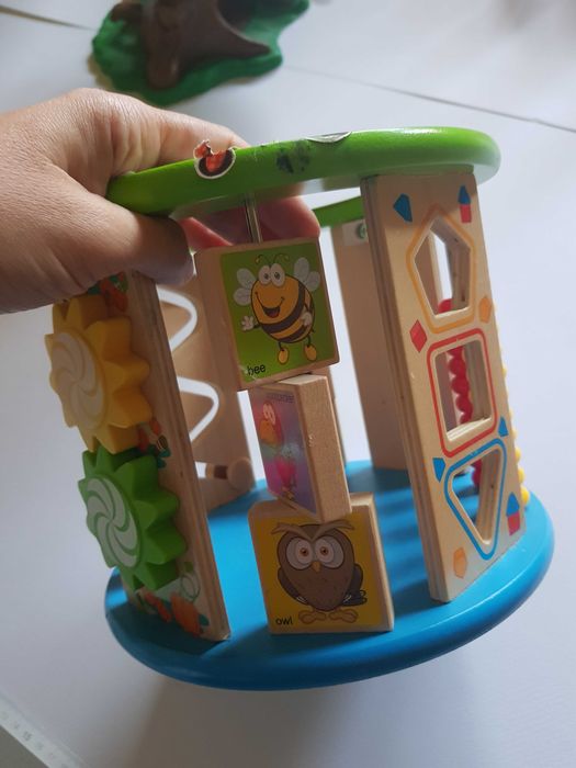 Pachet jucarii de lemn 2-3 ani Montessori