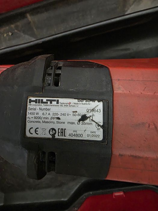 Carota hilti DD 30W