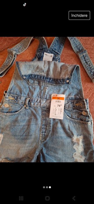 Salopeta nouă mărimea 34