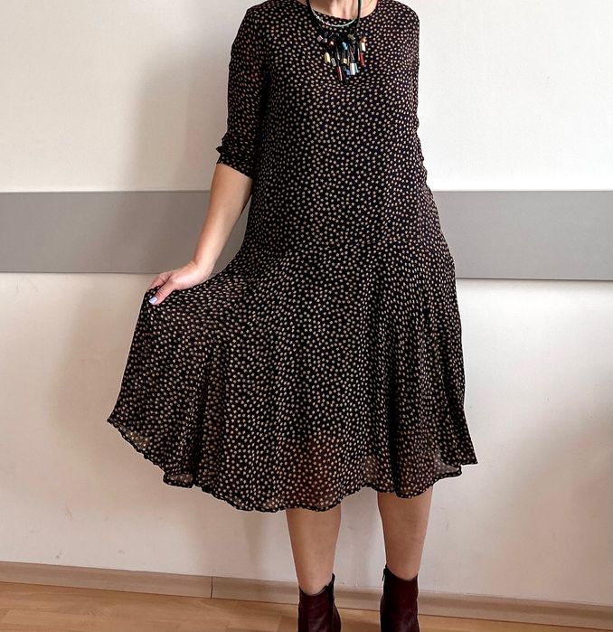 Интересна рокля с асиметрична дължина