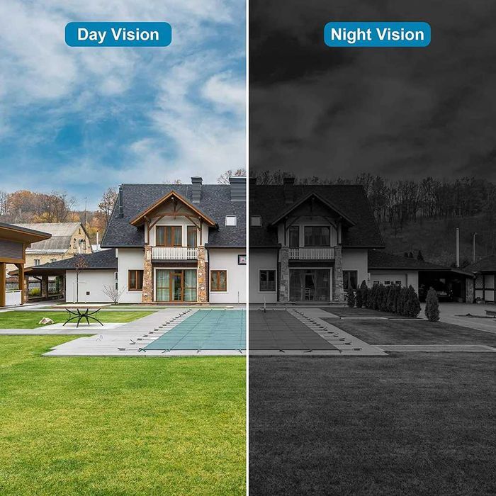 Cameră Supraveghere Anpviz 4K HD POE IP Dome, 8MP, IR, Microfon