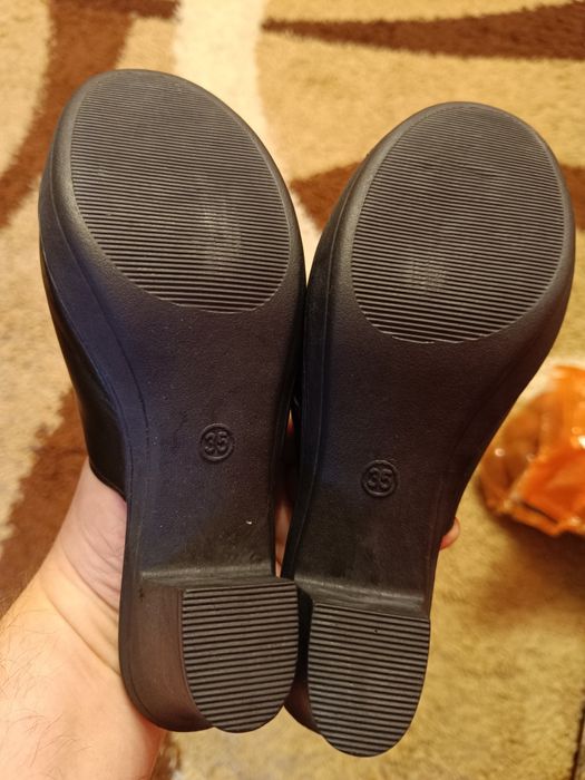 Saboți negri, damă,mărimea 35