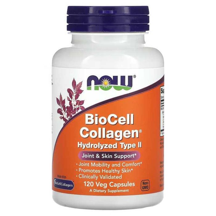 NOW Foods BioCell Collagen гидролизованный коллаген типа II