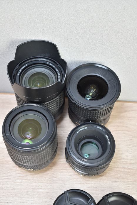 Nikon 50, 18-140, 10-24, 18-105мм