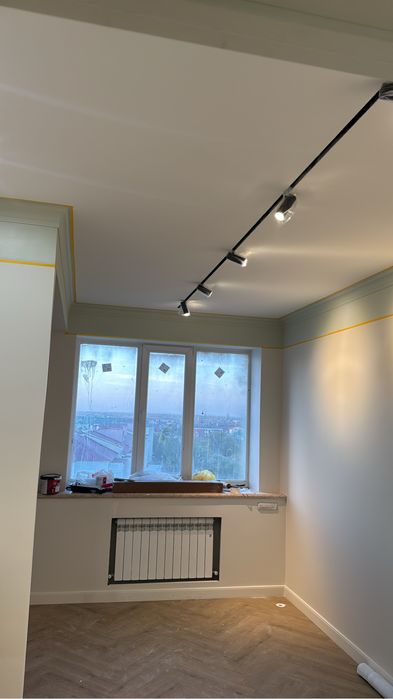 Покраска стен и потолков