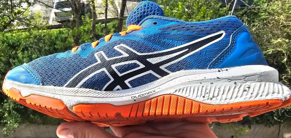 Asics GT-1000 10 GS – Mărimea 37 – Albastru/Portocaliu șireturi elastice