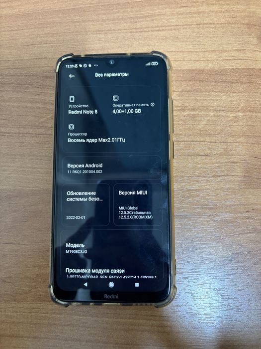 продается телефон Redmi note 8
