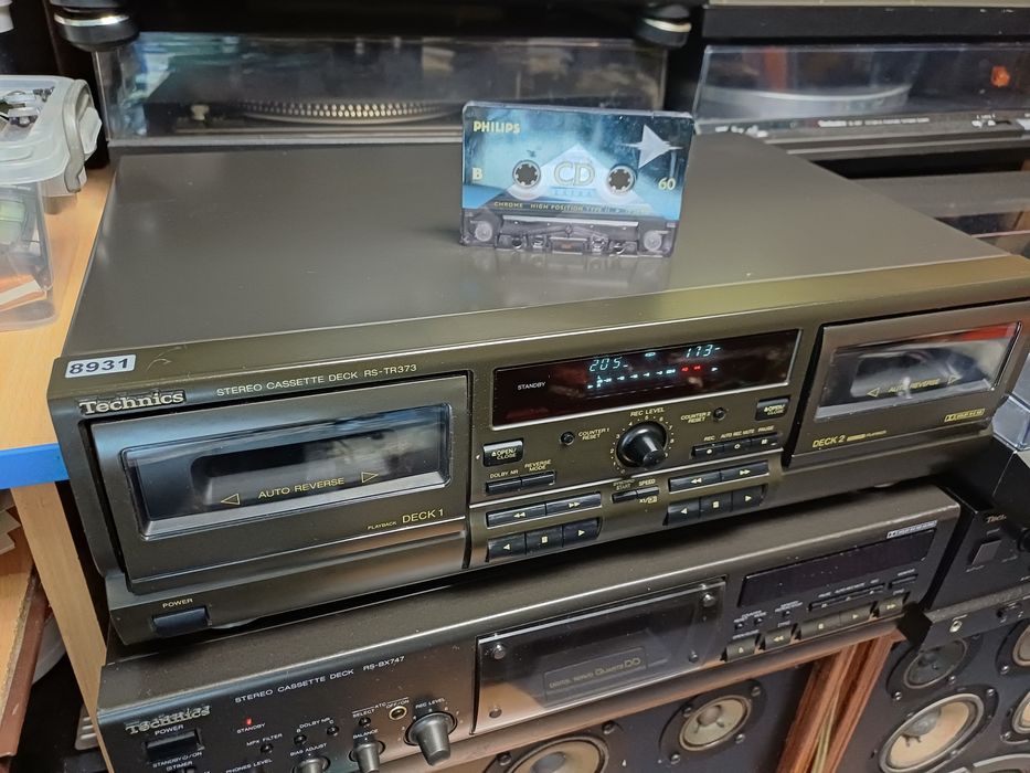 Technics rs tr373 duble deck caseta oldschool