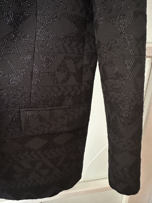 Sacou tuxedo negru pnk casual marimea 34/ S ( potrivit 36-38)