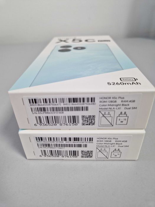 2 telefoane honor xc5 plus 128gb noi sigilate