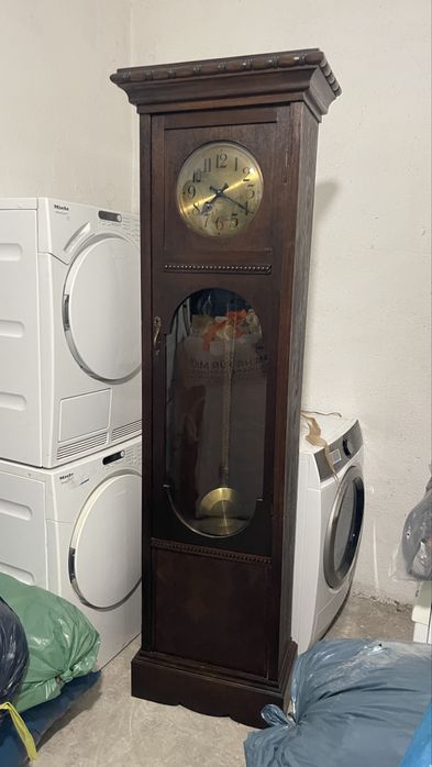 Ceas pendulă de podea Germania 2 metri – mecanic – lemn masiv – vintage