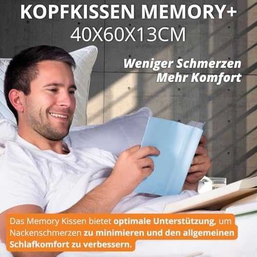 Ергономична Memory Foam възглавница за врат 40x60 см